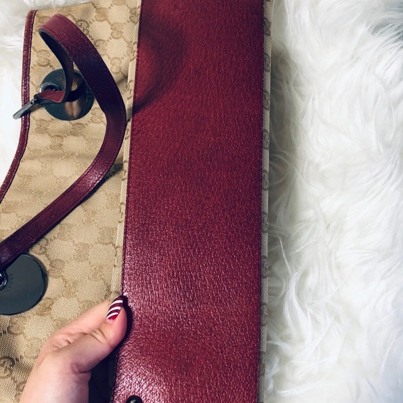 ‼️sold‼️Gucci GG Monogram Canvas Shoulder Tote - Picture 4 of 6